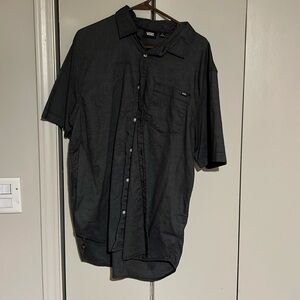 Dark grey vans button up
